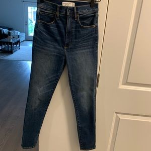 Abercrombie and Fitch high rise skinny jeans